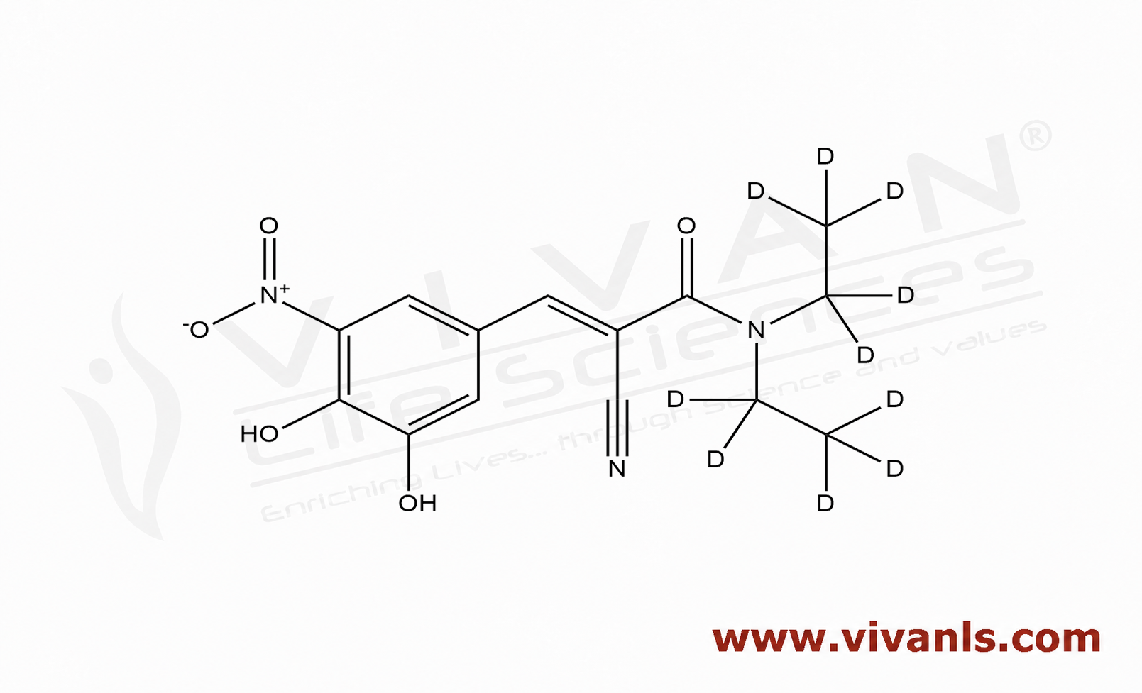 Stable Isotope Labeled Compounds-Entacapone-d10-1784636561.png